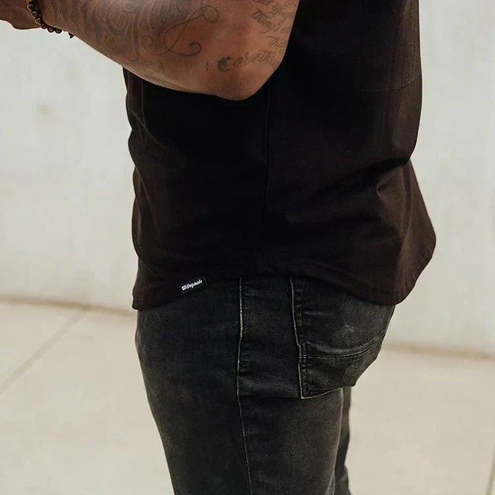 Fitted T-Shirt – Close-Cut Sleeves & Smooth Fit