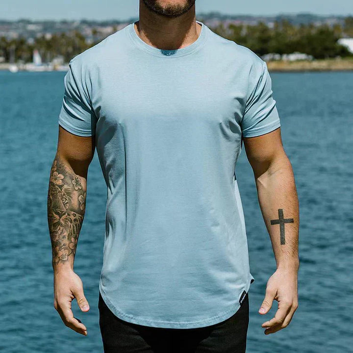 Fitted T-Shirt – Close-Cut Sleeves & Smooth Fit