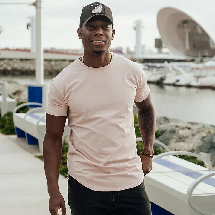 Fitted T-Shirt – Close-Cut Sleeves & Smooth Fit