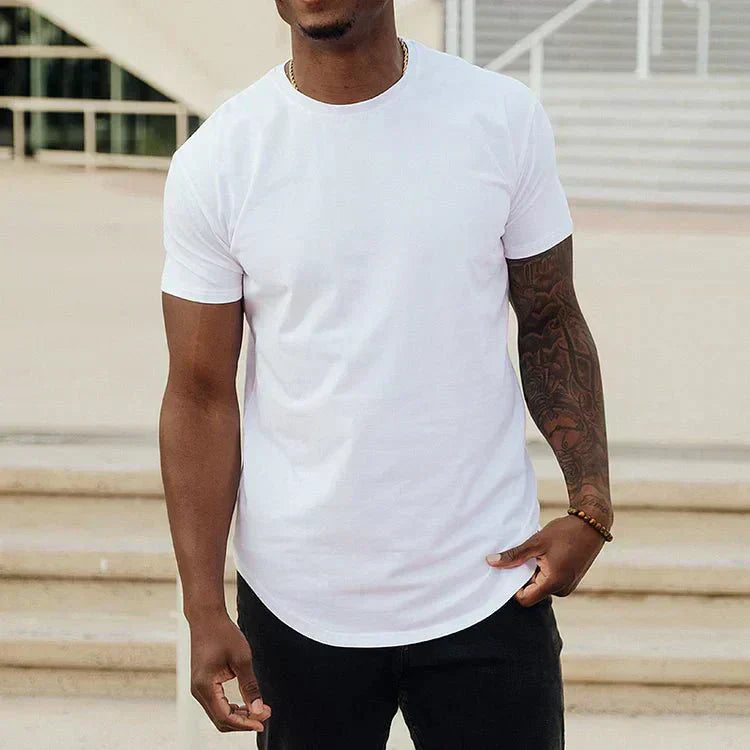 Fitted T-Shirt – Close-Cut Sleeves & Smooth Fit