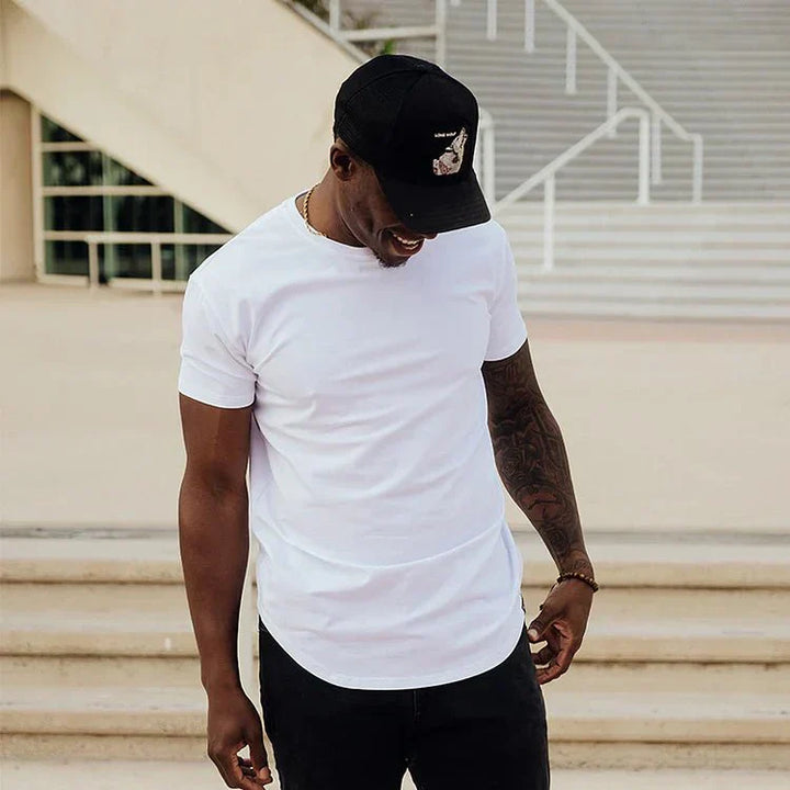 Fitted T-Shirt – Close-Cut Sleeves & Smooth Fit