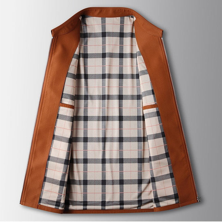Mid-Length Coat – Hidden Front & Soft Inner Lining