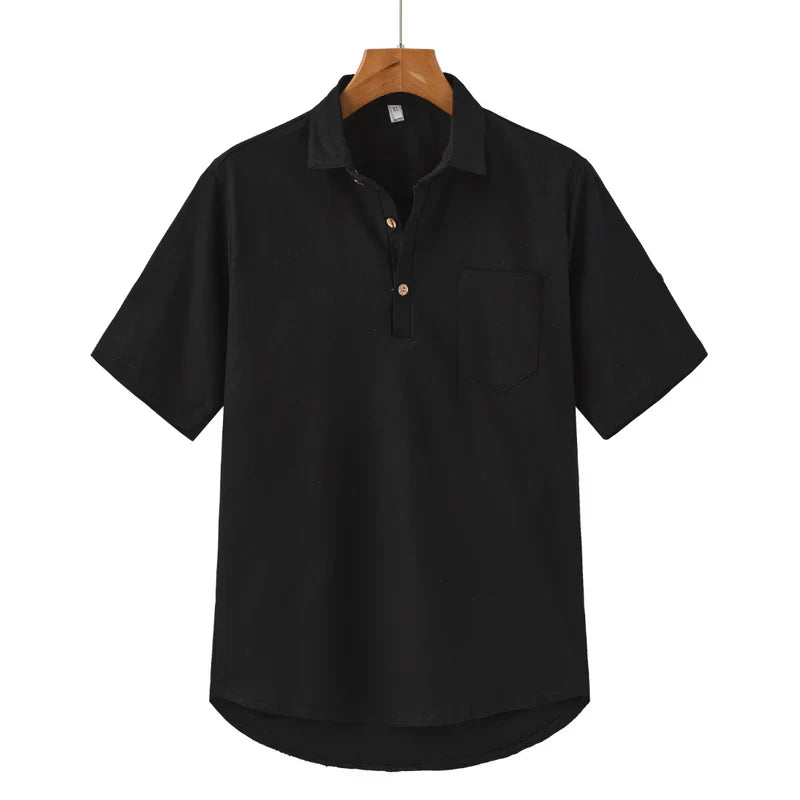 Polo Shirt – Button Front & Straight Fit