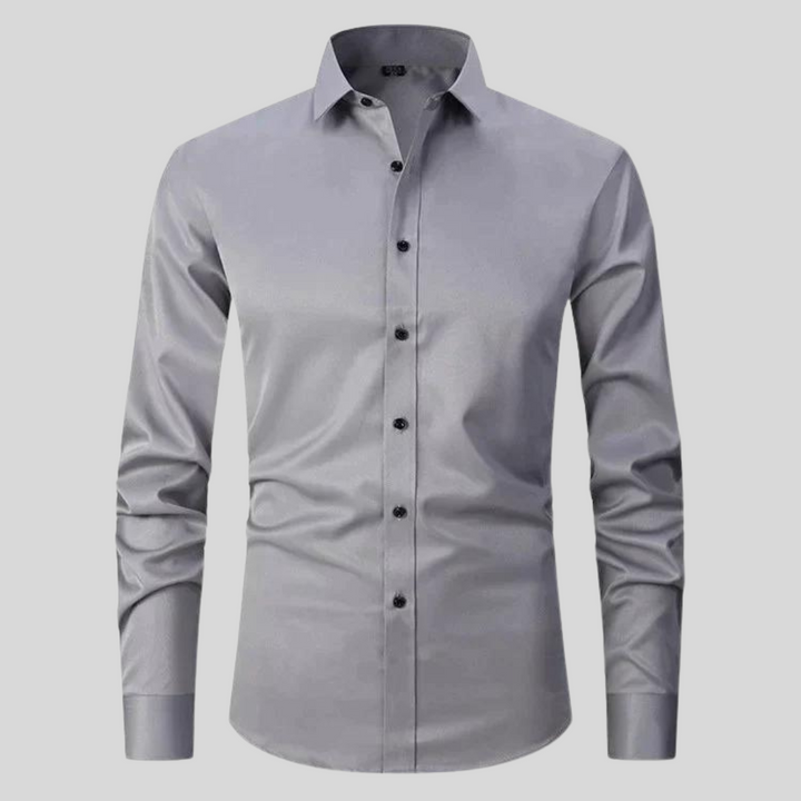 Shaped Shirt – Button Front & Smooth Stretch Finish