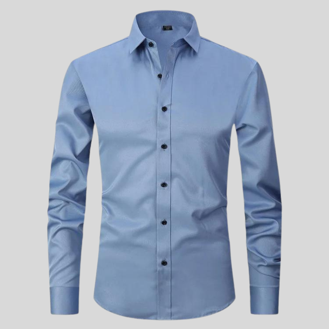 Shaped Shirt – Button Front & Smooth Stretch Finish