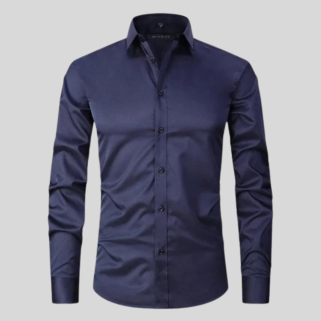 Shaped Shirt – Button Front & Smooth Stretch Finish