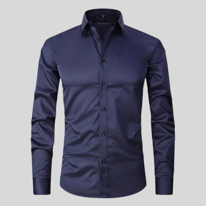 Shaped Shirt – Button Front & Smooth Stretch Finish