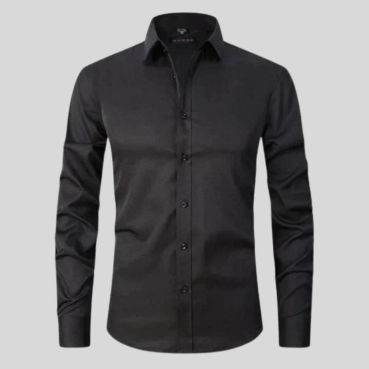 Shaped Shirt – Button Front & Smooth Stretch Finish