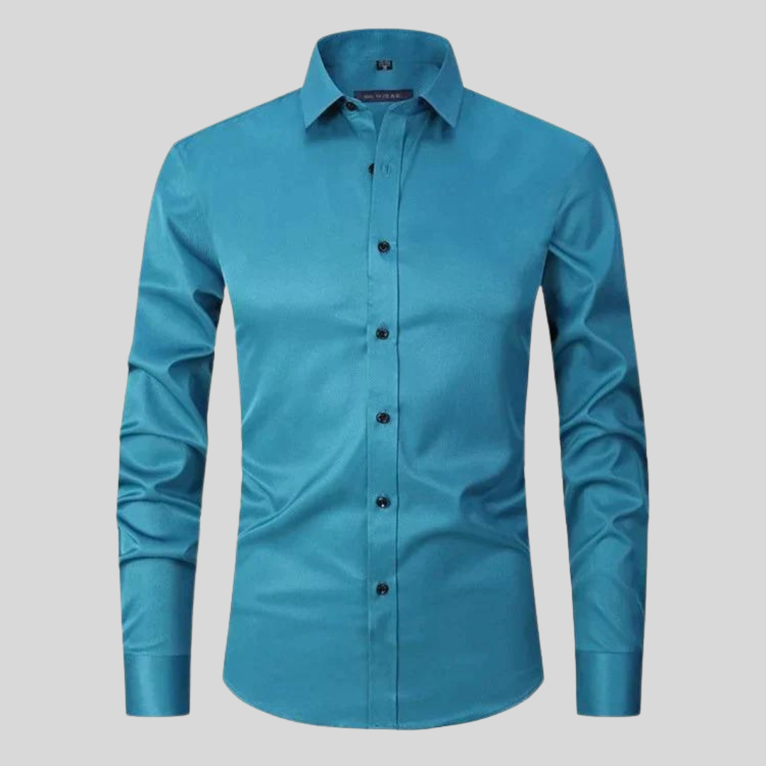 Shaped Shirt – Button Front & Smooth Stretch Finish