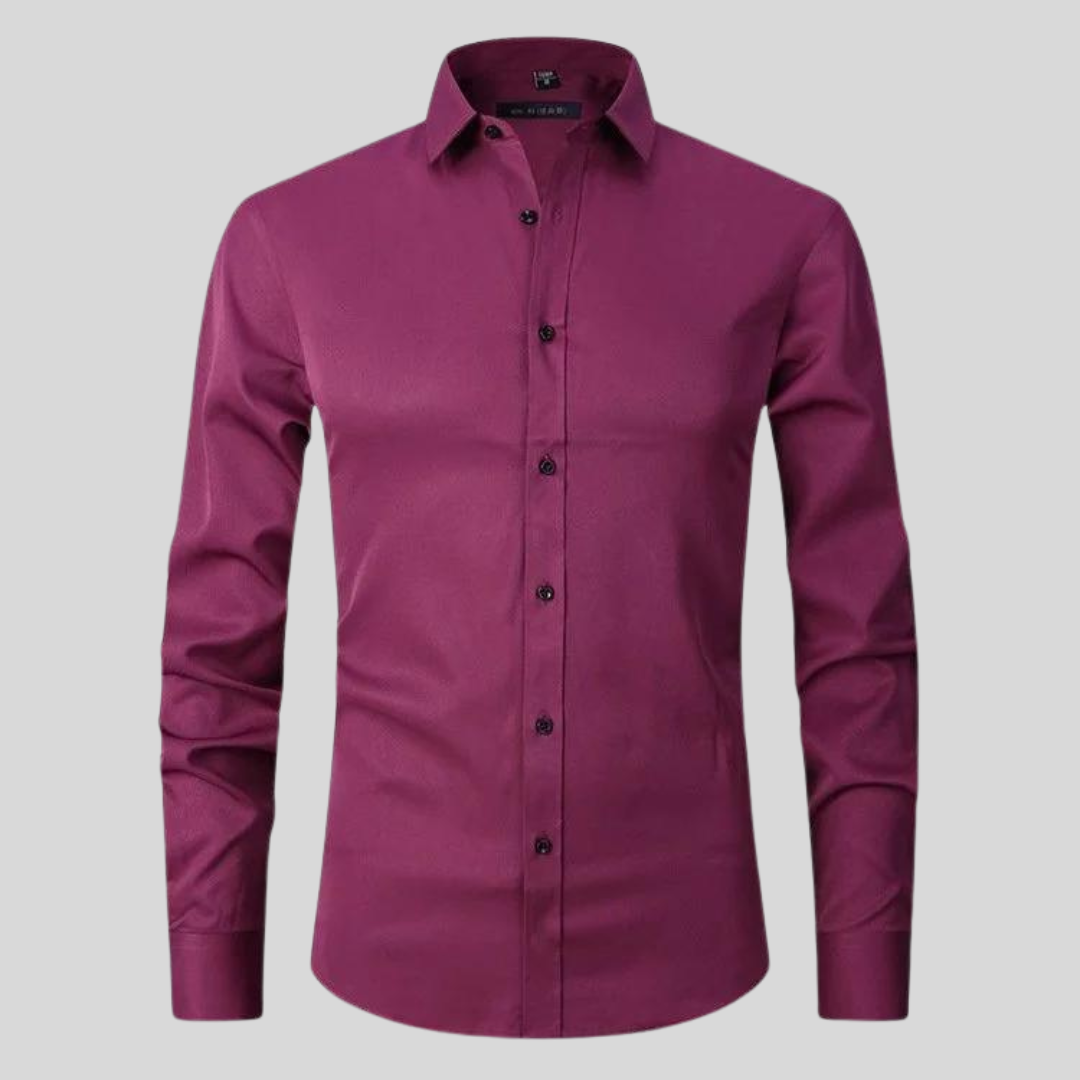 Shaped Shirt – Button Front & Smooth Stretch Finish