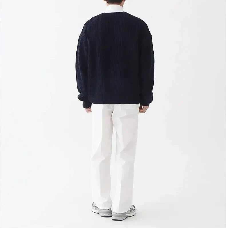 Zip Jumper – Ribbed Texture & Relaxed Fit
